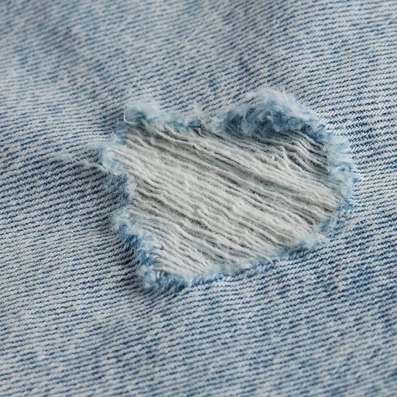 Express Mid Rise Boyfriend Blue Jean Shorts NWT (MAKE AN OFFER) - Picture 5 of 7